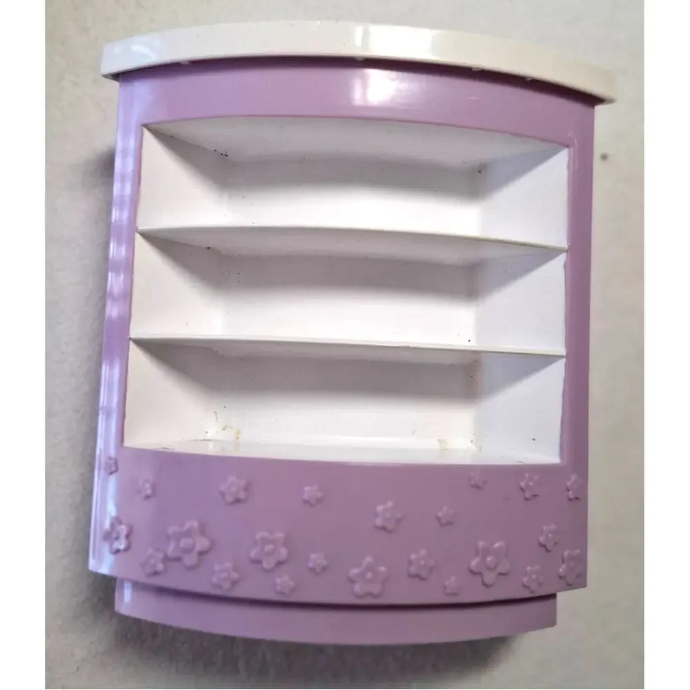 2007 Mattel Barbie My House Toy Oven Cooktop Purple Replacement Kitchen Shelves